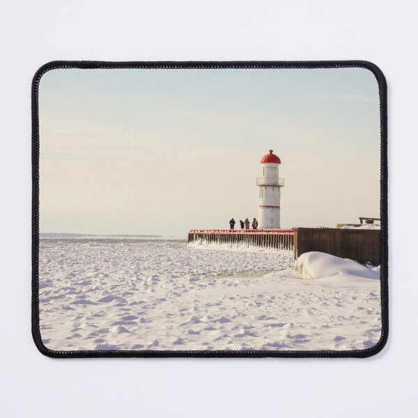 Item preview, Lighthouse in winter designed and sold by mylensflow.