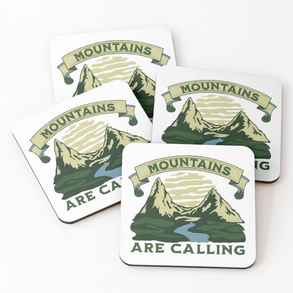 Item preview, Mountains ar calling, funny and cool nature lover designed and sold by Merchattack.