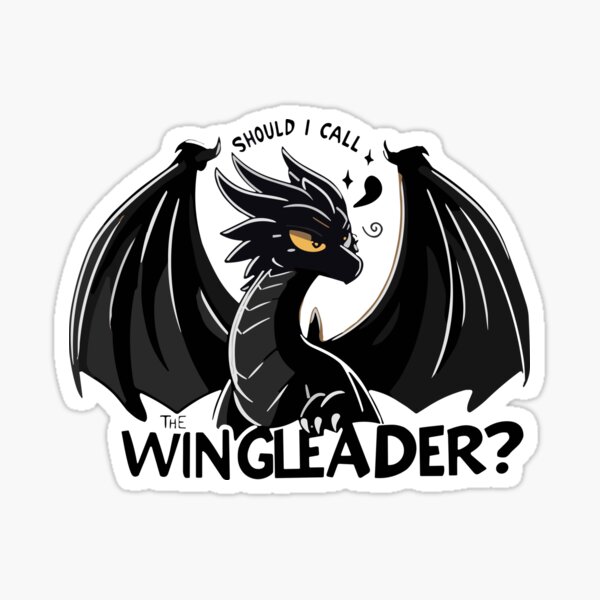Vista previa del artículo con la obra «¿Debería llamar al Wingleader?», diseñado y vendido por Marsihjinza.
