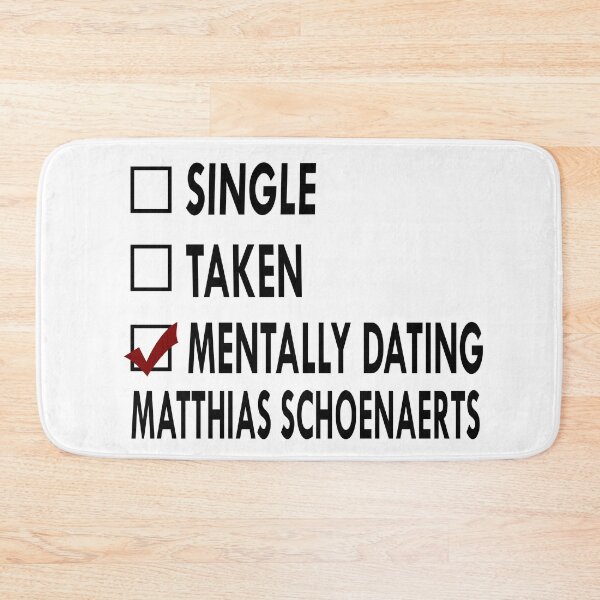 Item preview, Dating Matthias Schoenaerts Black White designed and sold by Sasya.