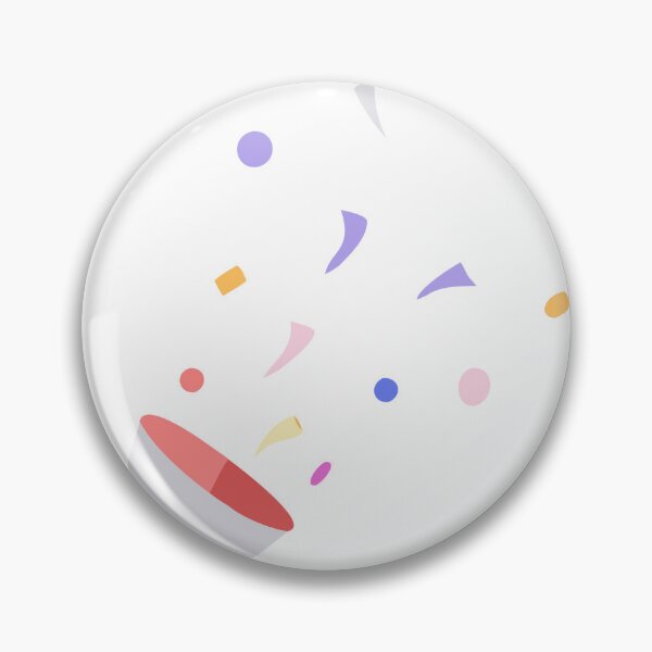 Item preview, Stylized Party Popper with Colorful Confetti on Black Background designed and sold by Creative88Art.