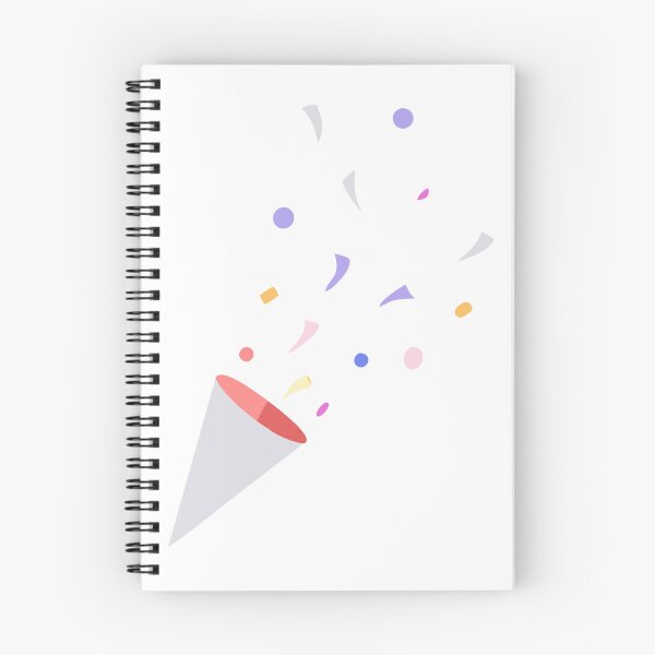 Item preview, Stylized Party Popper with Colorful Confetti on Black Background designed and sold by Creative88Art.