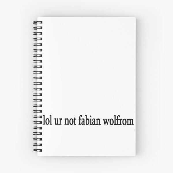 Item preview, lol ur not fabian wolform designed and sold by Sasya.