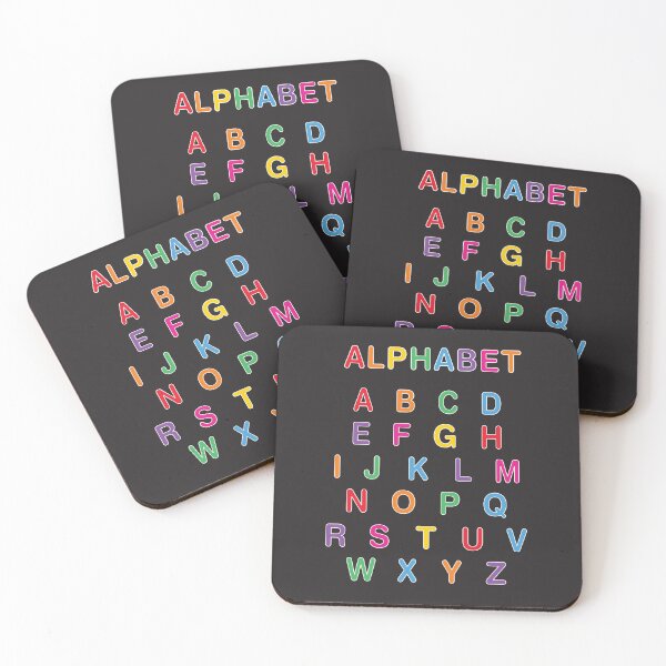 Item preview, Rainbow Alphabet Nursery Poster  designed and sold by BuxomBabe21.