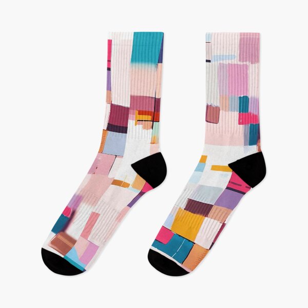Item preview, Soft Geometric Abstraction – Pastel Color Block Art designed and sold by SparkyBamBam.