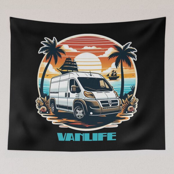 Item preview, Dodge Ram Promaster pirate ships designed and sold by VANLIFE..