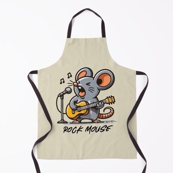 Item preview, Mouse playing rock on guitar. designed and sold by KojourinArt.