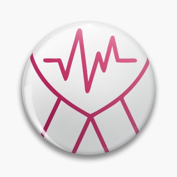 Item preview, Pink Heart with Heartbeat Line and Ribbon on Black Background designed and sold by Creative88Art.