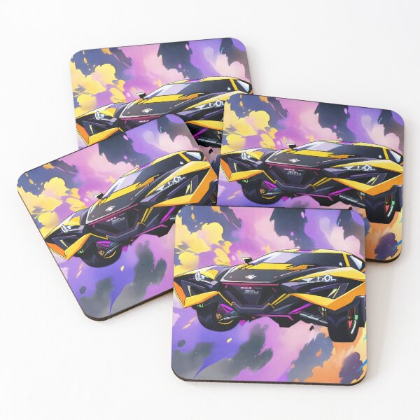 Item preview, Adventure Car, Splash Of Colors, Purple & Yellow designed and sold by DigitalHeadache.