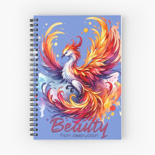 Item preview, Phoenix Rising Beauty from Destruction Beautiful Feathers Wings Bird designed and sold by frolicandlarks.