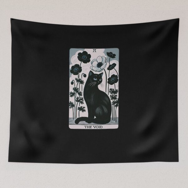 Item preview, The Void Kitty Cat Tarot Card designed and sold by FrictionMaxxing.