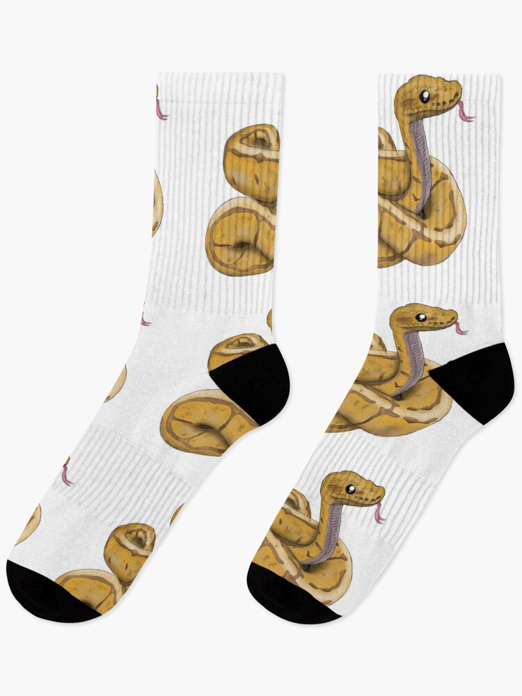 Thumbnail 1 von 5, Socken, Bananenball-Python designt und verkauft von Soulshinecc.