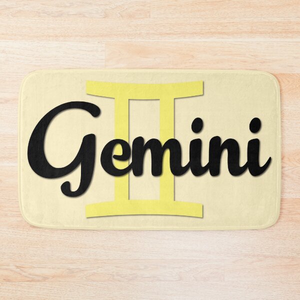 Item preview, Gemini Air - Black Font yellow designed and sold by LizzyPrittyArts.