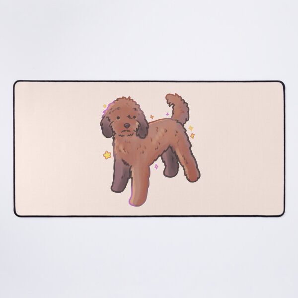Item preview, Chocolate Goldendoodle designed and sold by Mayarartsy.