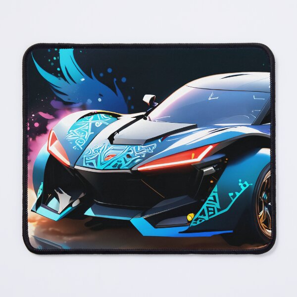Item preview, Sports Car, Splash Of Colors, Blue designed and sold by DigitalHeadache.
