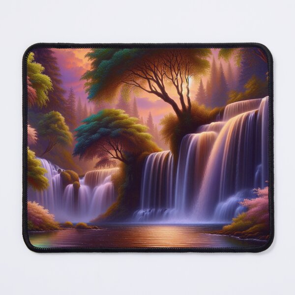 Item preview, A Magical Sunset Waterfall designed and sold by TeerifficTees4U.