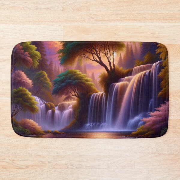Item preview, A Magical Sunset Waterfall designed and sold by TeerifficTees4U.
