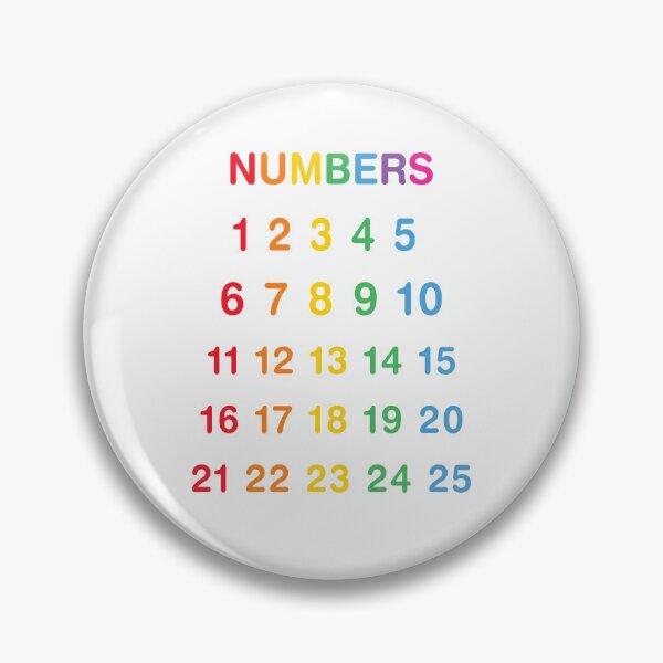 Item preview, Counting Numbers 1-25 designed and sold by BuxomBabe21.