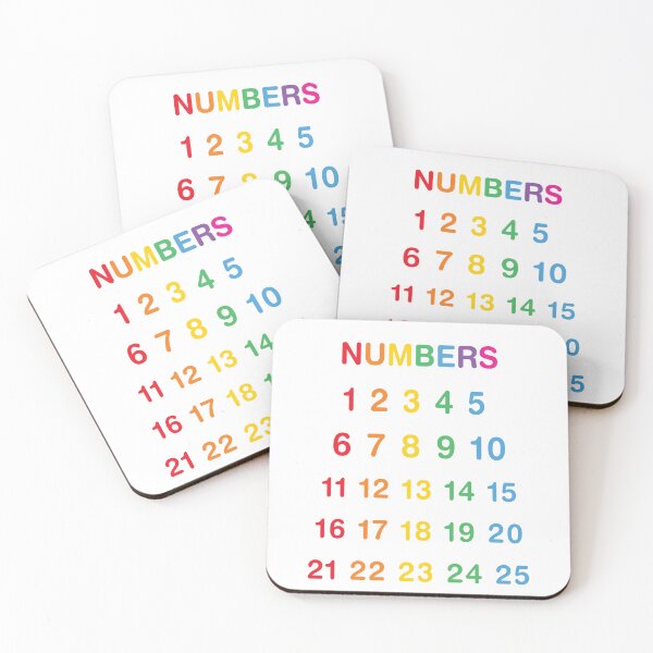 Item preview, Counting Numbers 1-25 designed and sold by BuxomBabe21.