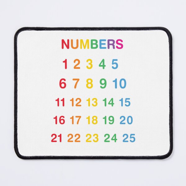 Item preview, Counting Numbers 1-25 designed and sold by BuxomBabe21.