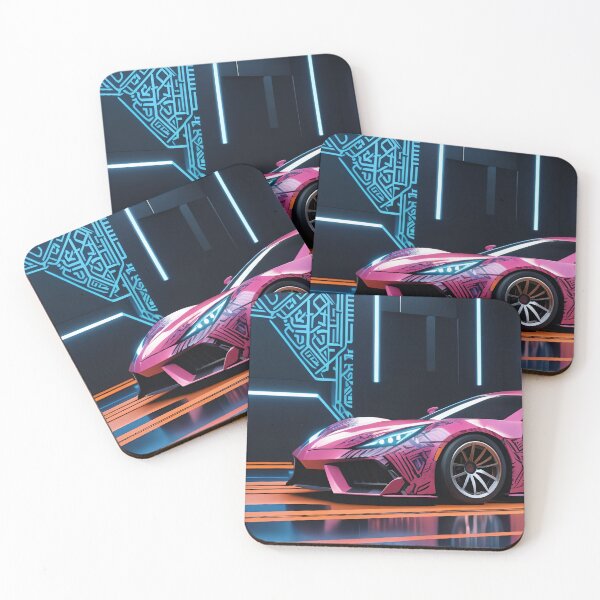 Item preview, Sports Car, Islamic Patterns, Pink designed and sold by DigitalHeadache.