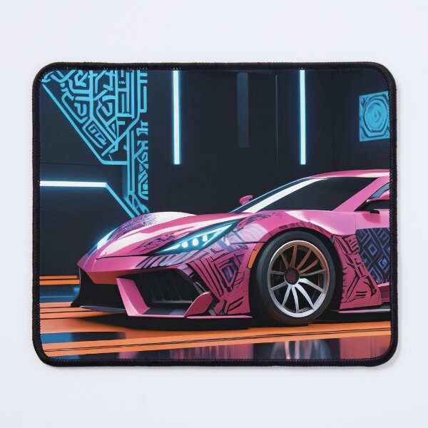 Item preview, Sports Car, Islamic Patterns, Pink designed and sold by DigitalHeadache.