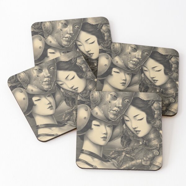 Item preview, Robot Shunga Erotic Art Imitation | #20 designed and sold by NickWhittleArt.