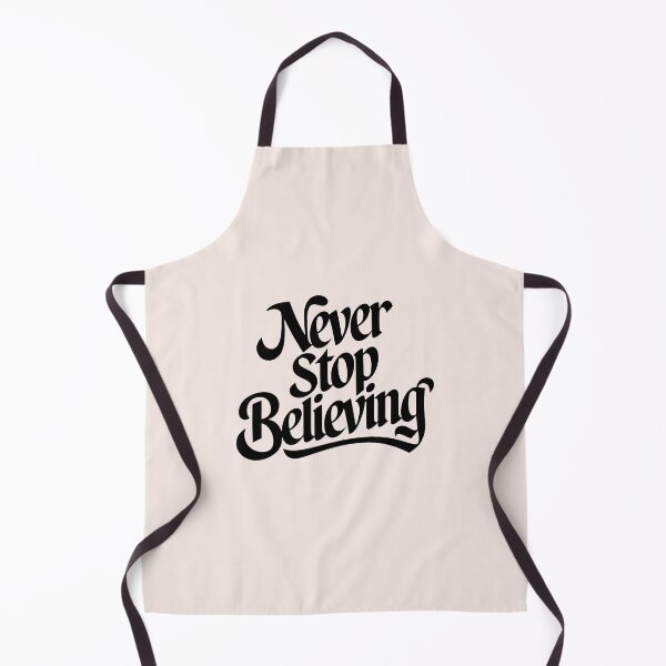 Item preview, Never Stop Believing Calligraphy Bible Verses Christian Faith Art designed and sold by KnitLuv.