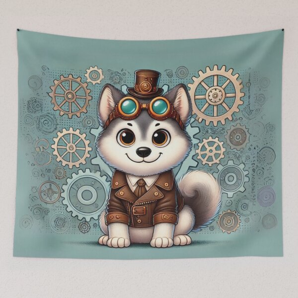 Item preview, Steampunk Yakutian Laika designed and sold by Sillytoe.