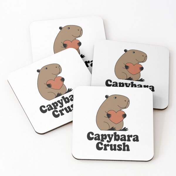 Item preview, Capybara Crush: Funnny Valentines Artwork designed and sold by Davideus.