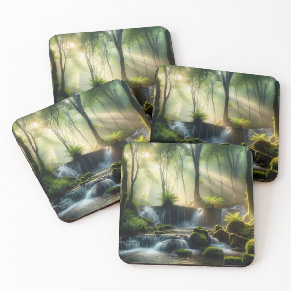 Item preview, A Gentle Waterfall at Dawn designed and sold by TeerifficTees4U.