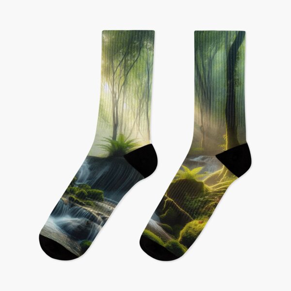 Item preview, A Gentle Waterfall at Dawn designed and sold by TeerifficTees4U.