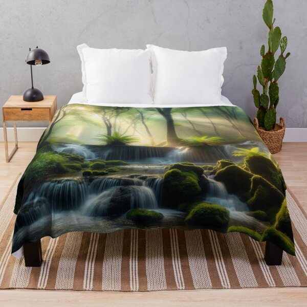 Item preview, A Gentle Waterfall at Dawn designed and sold by TeerifficTees4U.
