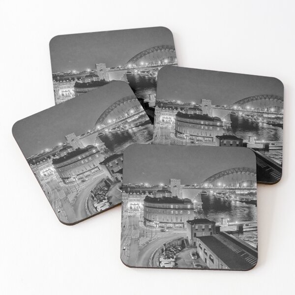 Item preview, Tyne Bridges Cityscape - Monochrome designed and sold by Violaman.