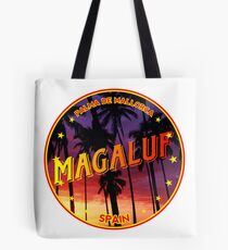 Magaluf, Magaluf t shirt, Magaluf sticker, Spain, with palmtrees Tote Bag