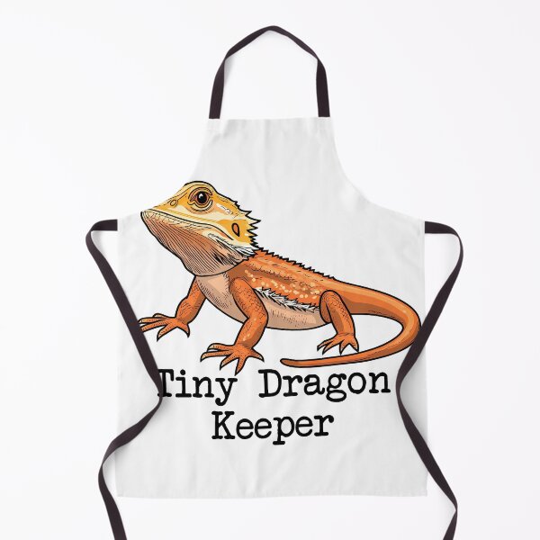 Item preview, Tiny Dragon Keeper Bearded Dragon designed and sold by ColorFlowArt.