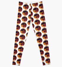 Magaluf, Magaluf t shirt, Magaluf sticker, Spain, with palmtrees Leggings