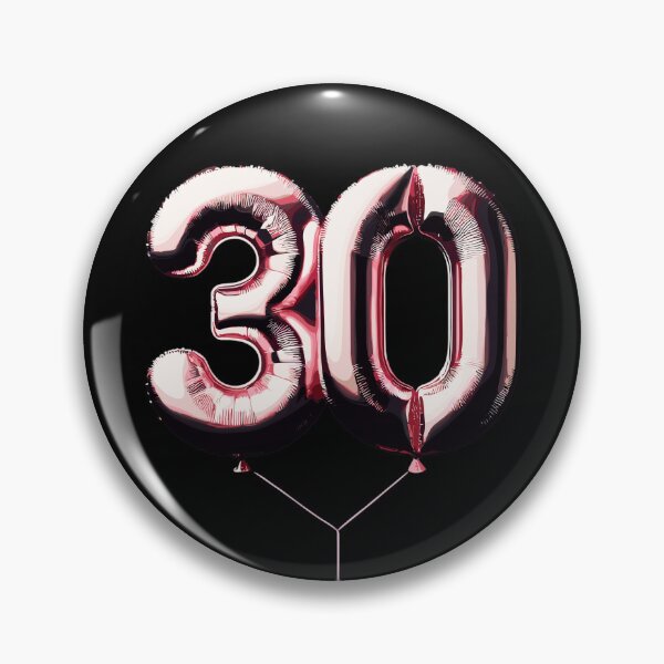 Item preview, 30 Years Pink Balloon Foil Balloon Gift designed and sold by Pineapple-Tree.