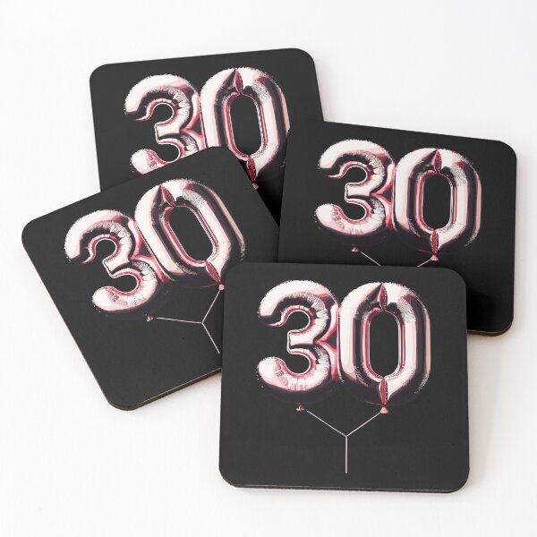 Item preview, 30 Years Pink Balloon Foil Balloon Gift designed and sold by Pineapple-Tree.