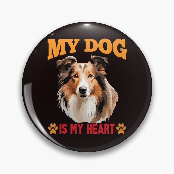 Item preview, Collie Pet Dog Owner Art Design My Dog Is My Heart Dog Owner designed and sold by fantasticdesign.