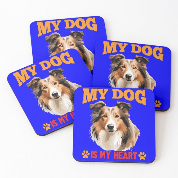 Item preview, Collie Pet Dog Owner Art Design My Dog Is My Heart Dog Owner designed and sold by fantasticdesign.