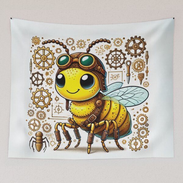 Item preview, Steampunk Yellow Aphid designed and sold by Sillytoe.