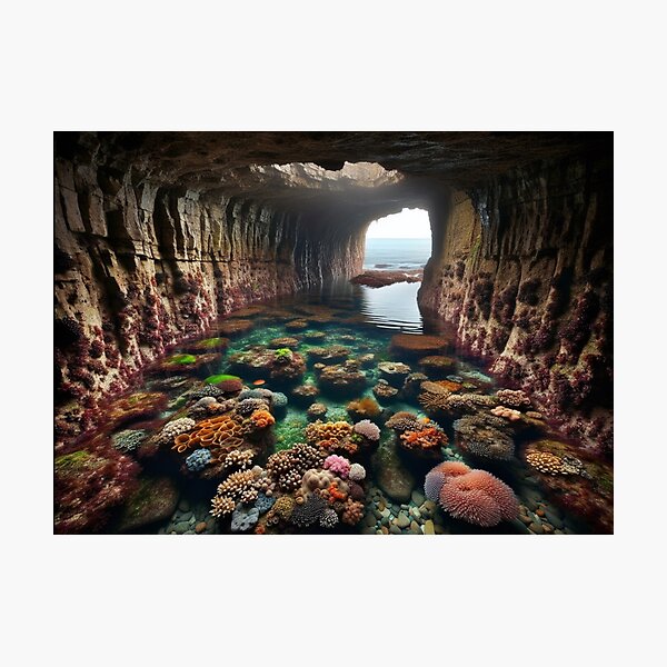 Item preview, Coral Sea Cave designed and sold by TeerifficTees4U.