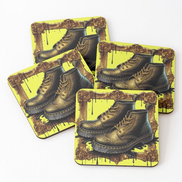 Item preview, Croc Martens. Dripping gold boots. designed and sold by Zoya's designs.