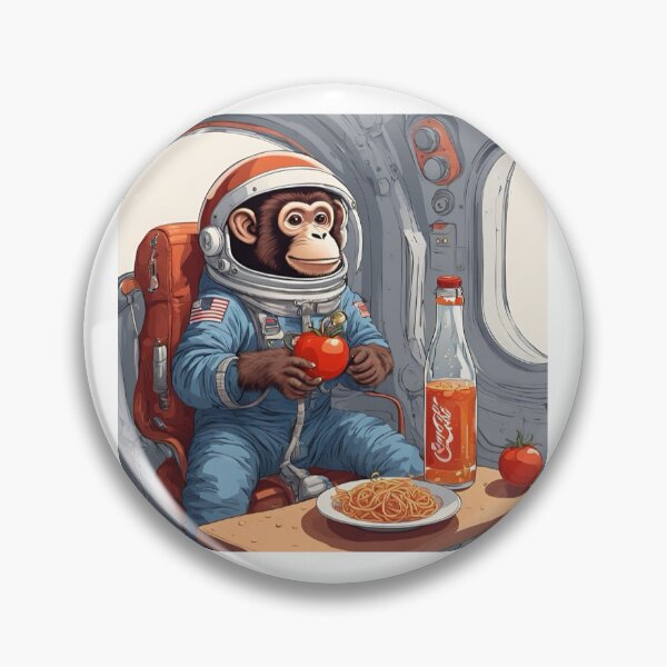 Item preview, Spaghetti Astronaut Monkey designed and sold by Invictus30.