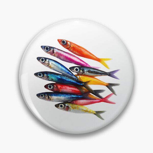 Artikelvorschau, Bunte Sardinen entworfen und verkauft von ColorFlowArt.