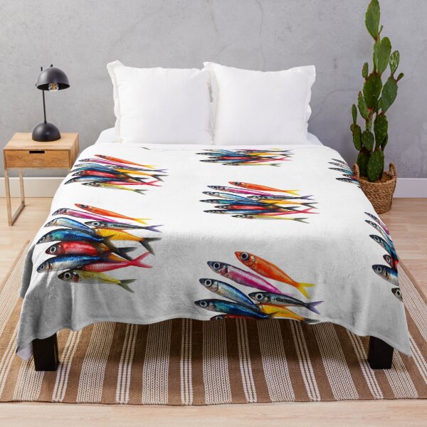 Artikelvorschau, Bunte Sardinen entworfen und verkauft von ColorFlowArt.