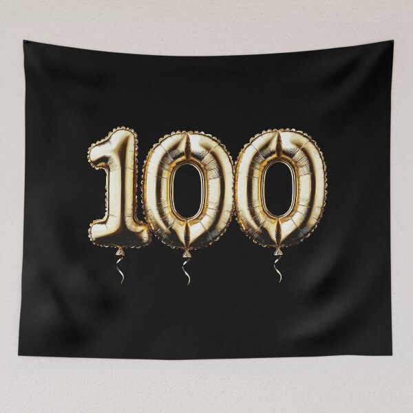 Item preview, 100 Years Gold Balloon Foil Balloon Gift designed and sold by Pineapple-Tree.