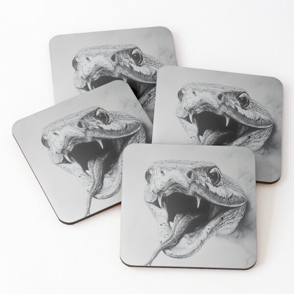 Item preview, Realistic Snake drawing designed and sold by Pencil-Art.