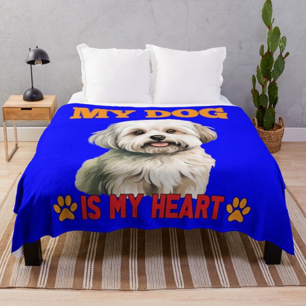 Item preview, Maltese Dog Pet Dog Owner Art Design My Dog Is My Heart Dog designed and sold by fantasticdesign.